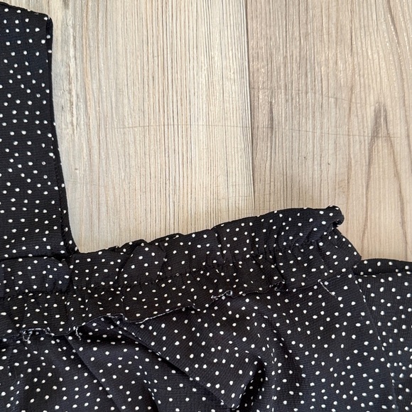 LC Lauren Conrad Black and White Polka Dot Blouse - Picture 4 of 9